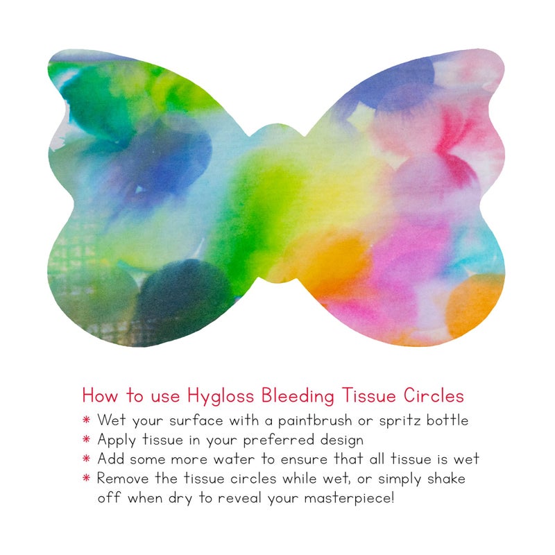 Hygloss Products Bleeding Tissue Paper Circles 1-Inch, 20 Colors, Arts & Crafts, DIY Projects, Scrapbooking, Greeting Cards, 2400 Pieces - Image 3